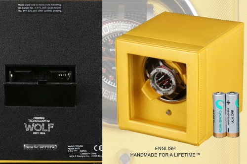 Шкатулка для автоподзавода 1-х часов Wolf 461192 фото фото 5