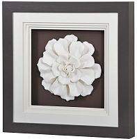 Панно керамическое "Цветок 3" в раме фото