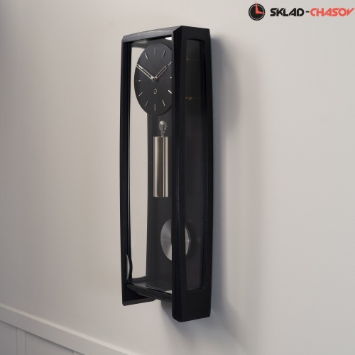 Часы настенные COMITTI THE FROXFIELD WALL CLOCK IN BLACK OAK C3915TP фото фото 2