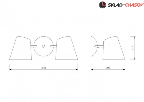 Бра Freya Nordic FR5127WL-02B фото фото 2