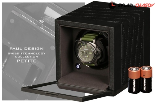 Шкатулка для подзавода 1-х часов Petite1D-LBK-K фото фото 2