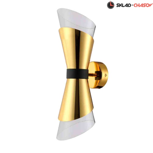 Бра Crystal Lux GRIS AP2 Gold фото