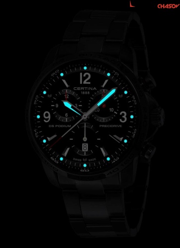 Certina C001.647.11.057.00 с хронографом фото фото 6