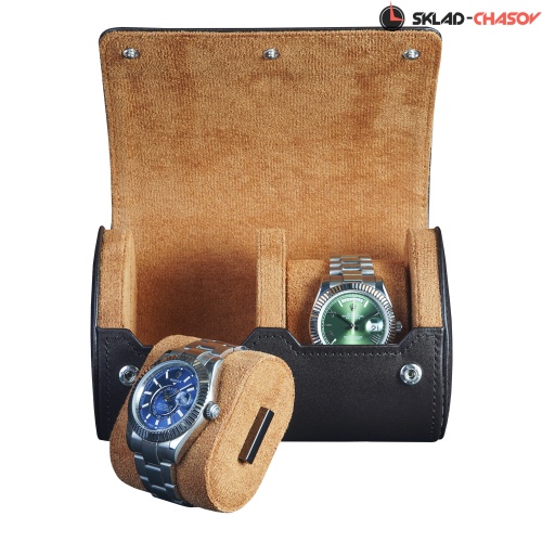 Футляр для перевозки 2-х часов Voyage 02HBR фото фото 5