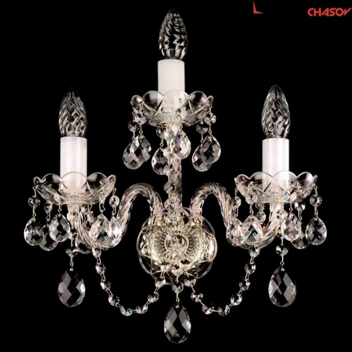 Art Glass MIRKA III. FULL CUT WHITE NICKEL CE фото