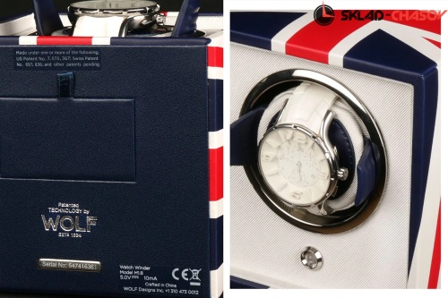 Шкатулка для автоподзавода 1-х часов Wolf 462404 фото фото 2