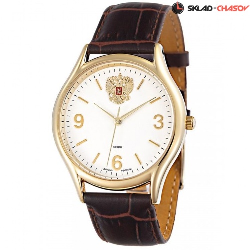 Кварцевые Слава "Премьер" логотип Герб РФ 1569806/300-2036 фото фото 2