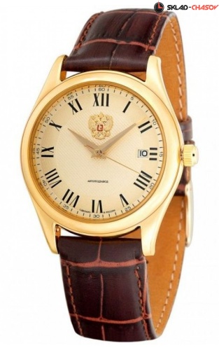 Механические с автоподзаводом Слава "Премьер" логотип Герб РФ 1499858/300-8215 фото