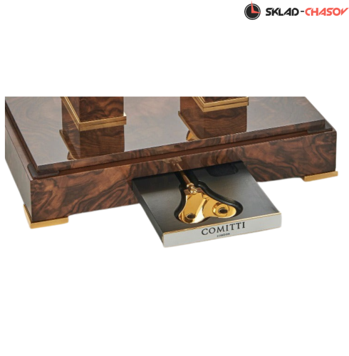 Часы настольные COMITTI GOLD PLATED NAVIGATOR S5276G фото фото 6