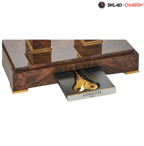 Часы настольные COMITTI GOLD PLATED NAVIGATOR S5276G фото фото 6