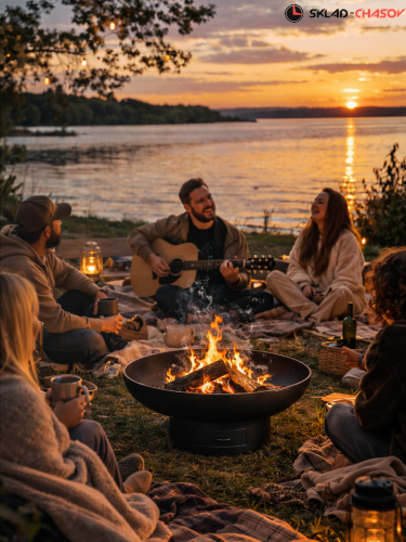 Костровая чаша Классик с зольником 80 фото фото 11