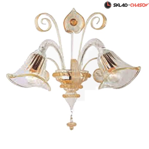 Бра Arte di Murano 6533/A2 Cristallo Oro фото