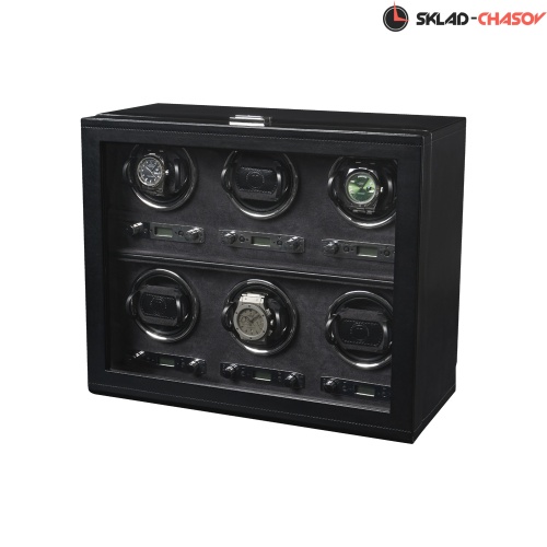 Шкатулка для автоподзавода 6-ти часов BADGE 06BLG фото