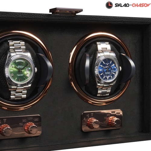 Шкатулка для автоподзавода 2-х часов Badge 02MBG фото фото 4