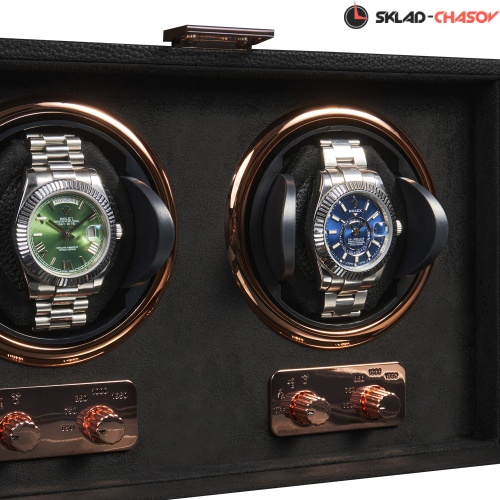 Шкатулка для автоподзавода 2-х часов Badge 02MBG фото фото 4