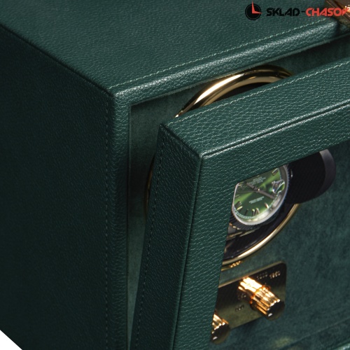 Шкатулка для автоподзавода 2-х часов Badge 02MGR фото фото 6