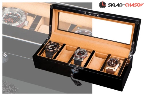 Шкатулка для хранения 5-ти часов WB-3081 BKV фото фото 2