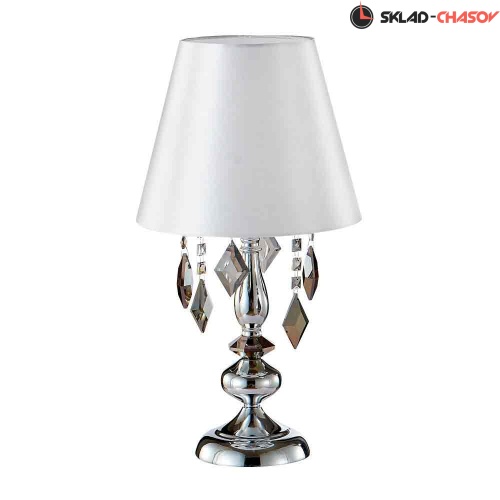 Настольная лампа Crystal Lux Mercedes LG1 Chrome/Smoke фото
