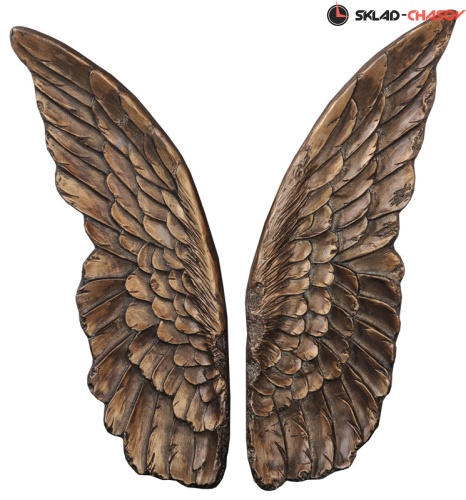 Панно рельефное "Крылышки бронзовые" фото