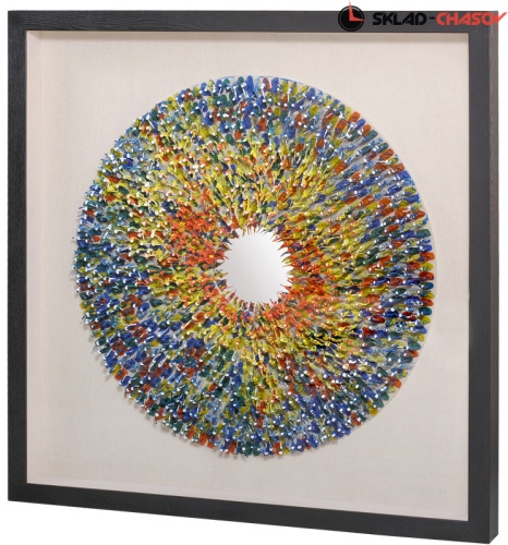 Панно из солдатиков "Пёстрый круг" фото фото 2