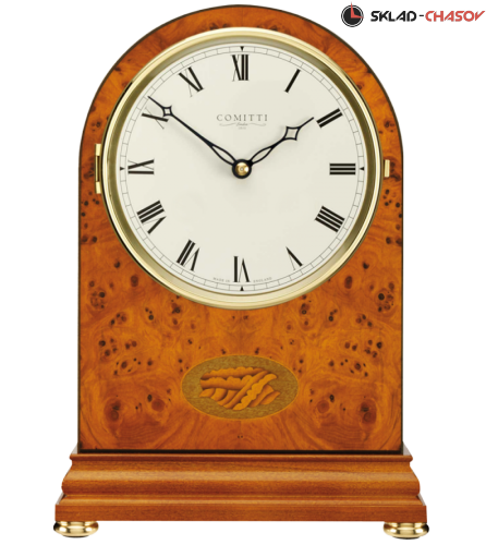Часы настольные COMITTI The Regency Arch Top Yew Quartz C4402Q-S фото