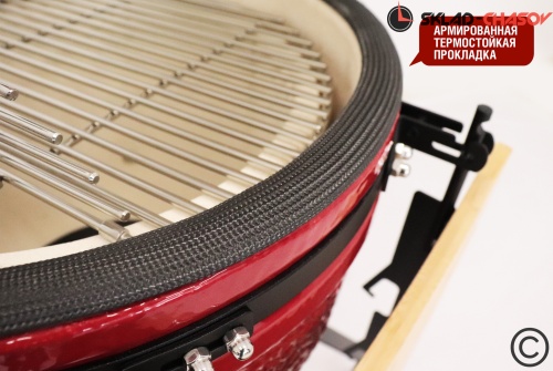 Керамический гриль SG18 PRO 45 см / 18 дюймов (красный) фото фото 6