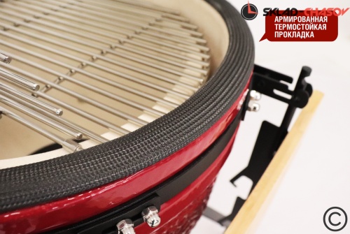 Керамический гриль SG18 PRO 45 см / 18 дюймов (красный) фото фото 6