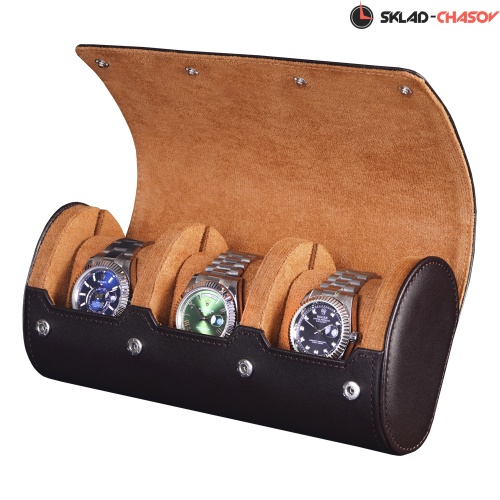 Футляр для перевозки 3-х часов Voyage 03HBR фото фото 2