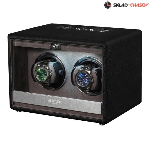 Шкатулка для автоподзавода 2-х часов Altitude E2BG фото фото 2