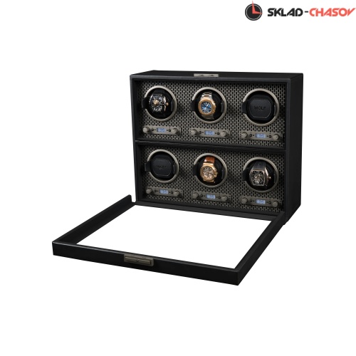 Шкатулка для автоподзавода 6-ти часов Wolf 469603 фото фото 8