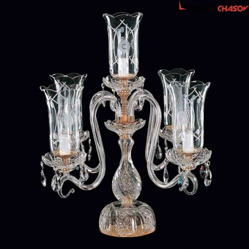 Подсвечник хрустальный Elite Bohemia S 665/4+1/195 фото