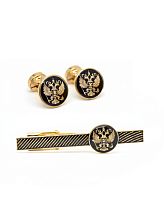 Запонки и Зажим для галстука "Президент" 55864-558064кк фото