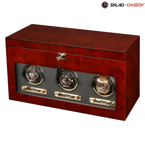 Шкатулка для автоподзавода 3-х часов Wolf Savoy 454710 фото