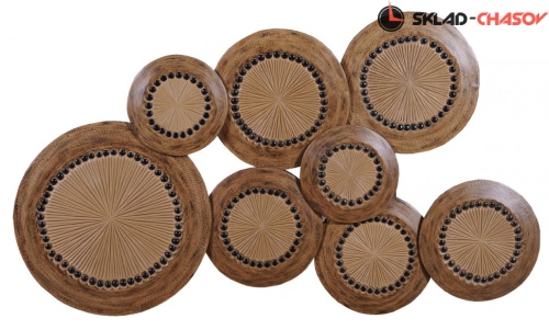 Панно настенное "Анютины глазки" фото