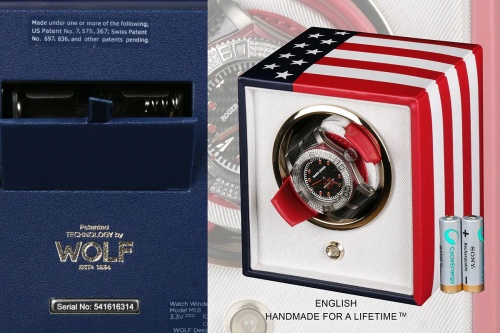 Шкатулка для автоподзавода 1-х часов Wolf 462304 фото фото 3