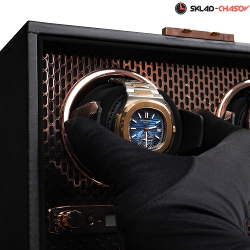 Шкатулка для автоподзавода 4-х часов Wolf 469516 фото фото 5