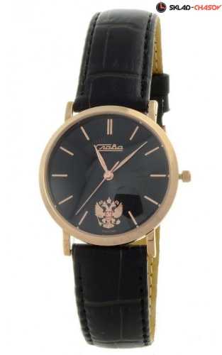 Кварцевые Слава "Премьер" логотип Герб РФ 1123787/300-2035 фото