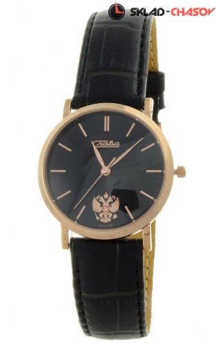 Кварцевые Слава "Премьер" логотип Герб РФ 1123787/300-2035 фото