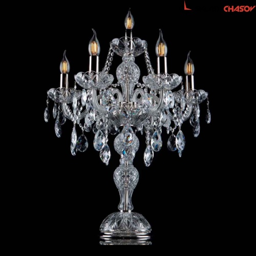 Настольная лампа Elite Bohemia S 102/6+1/01 PB фото