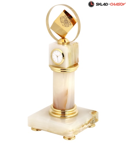 Настольные часы - колонна "Символ власти" (Оникс) фото фото 2