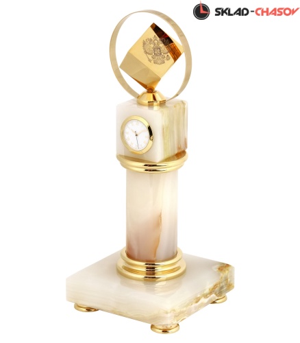 Настольные часы - колонна "Символ власти" (Оникс) фото фото 2