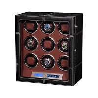 Шкатулка для автоподзавода 9-ти часов LEATHER 09 фото