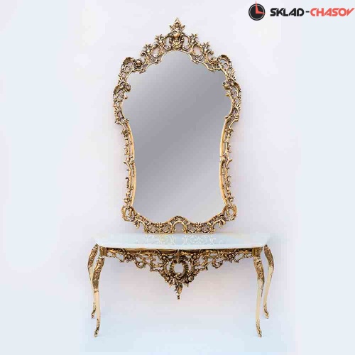Бронзовая консоль с зеркалом RB BS2103 фото