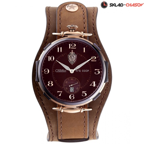 Механические с автоподзаводом Слава "КГБ" логотип КГБ 9626430/300-2555 фото фото 2