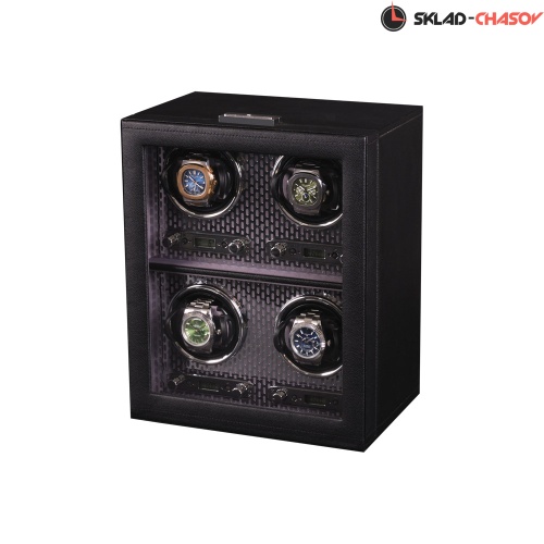 Шкатулка для автоподзавода 4-х часов BADGE 04BSL фото