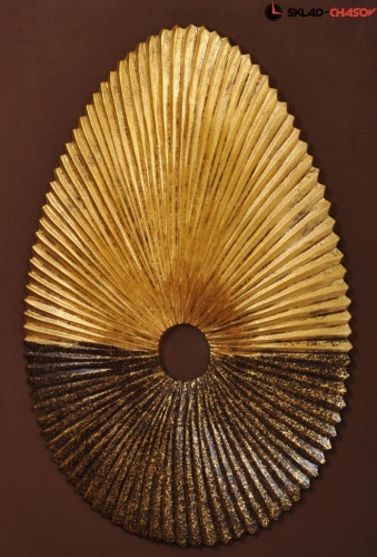 Панно золотистое "Яйцо Фаберже" фото фото 3