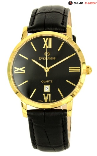 Кварцевые наручные часы EverSwiss 9738-GLB фото