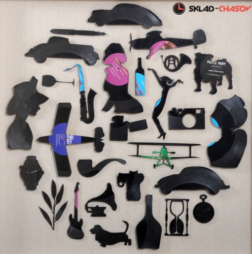 Панно из грампластинок "Виниловая коллекция" фото фото 3