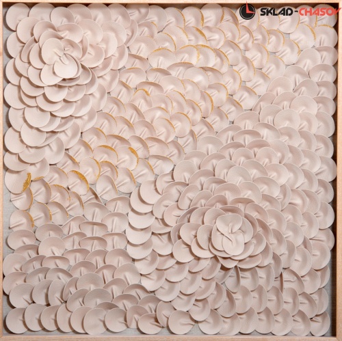 Панно кожаное "Песня пустыни 3" фото фото 3