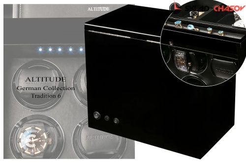 Шкатулка для автоподзавода 6-ти часов TRADITION T6BB фото фото 8